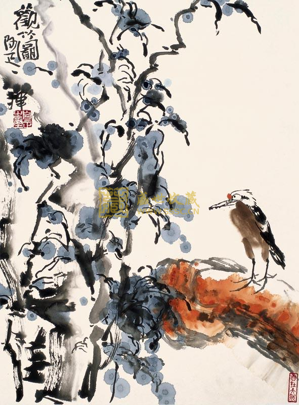 《觀竹圖》
