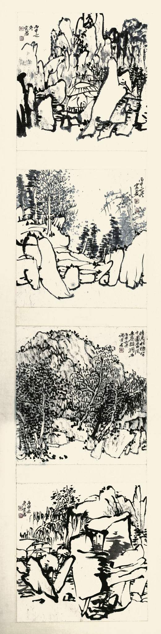 謝宗君 《山水組畫》 中國畫.JPG